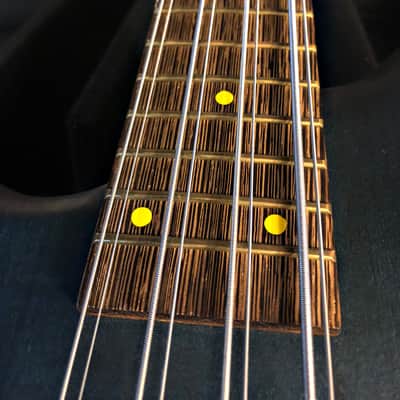 Warwick Custom Shop Fortress (left-handed) 2002 Ocean Blue OFC (Satined Surface) image 4