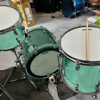 KLASH DRUMS Coke Bottle Green Acrylic Kit image 9