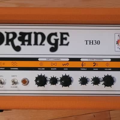Orange TH30H 30W Twin Channel Tube Head w/ Footswitch – Mint image 3