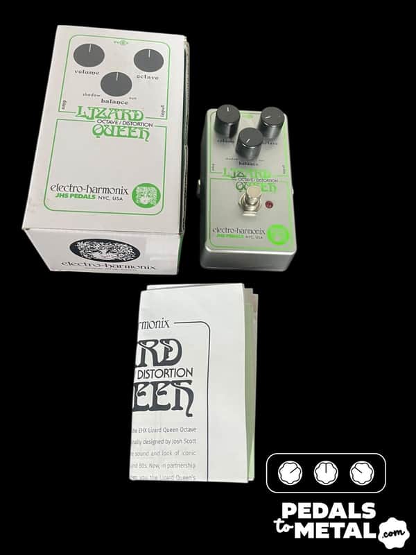 Electro-Harmonix / JHS Nano Lizard Queen Octave Fuzz 2023 - Present - Silver / Green  X12637 image 1