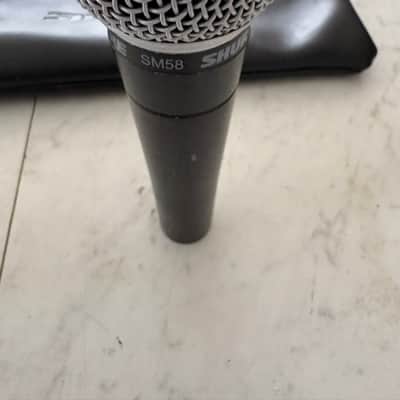 Shure SM58 Handheld Cardioid Dynamic Microphone 1984 - Present - Black image 3
