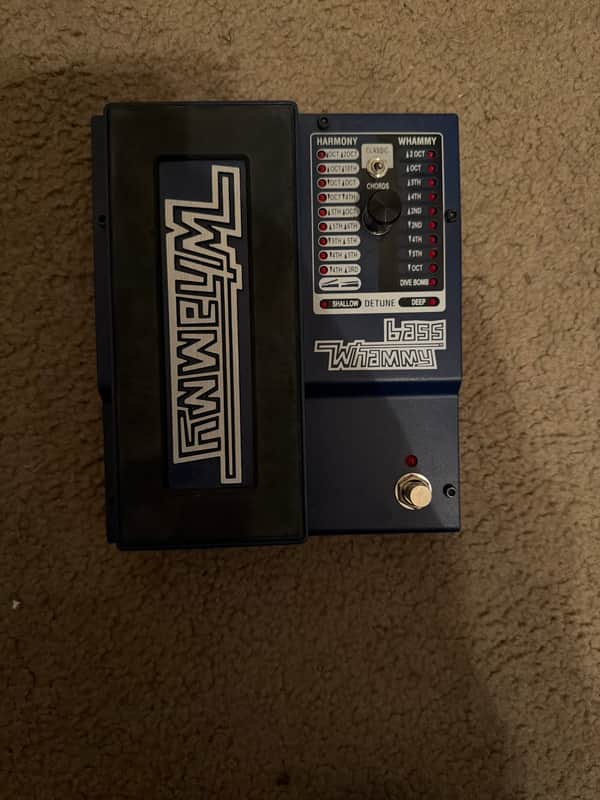 DigiTech Bass Whammy Pitch Shift Pedal 2014 - Present - Blue