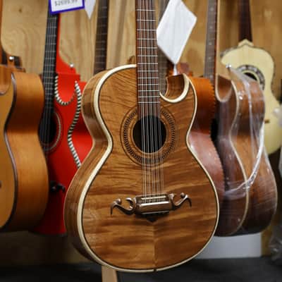 Tarazco Premium Series Hand Crafted Single Cuerno Bajo Quinto Natural image 2