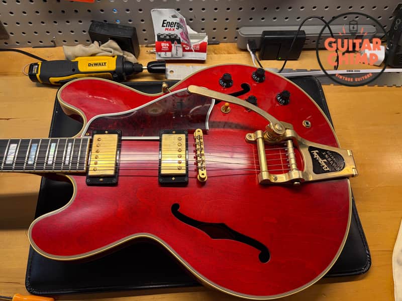 2016 Gibson Memphis ES-355 Bigsby VOS Antique Cherry w/ OHSC & COA