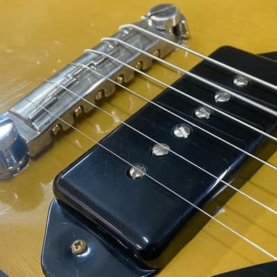 Lay's Guitar Single Cut Junior - Korina - Aged TV Yellow - Custom made image 8