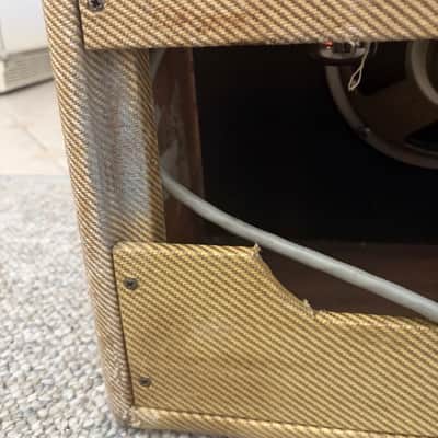 1957 Fender Tweed Princeton 5F2-A Amp Amplifier In Harvard Chassis Vintage Rare! image 12