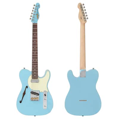 Vintage V72 ReIssued Electric Guitar - Laguna Blue (V72LB) image 2