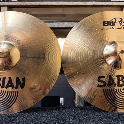 Sabian B8 Pro 14” Medium hi-hats - Brilliant image 1