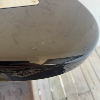 Fender  HSS Fat Strat limited edition black matching head stock Standard Stratocaster with Maple Fretboard image 17