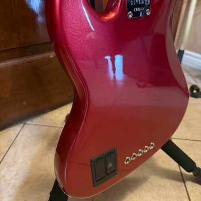 Fender American Ultra II Jazz Bass V Sinister Red image 9