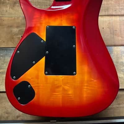 1990's Ibanez MIJ RG770FM Cherry Sunburst w/case image 19