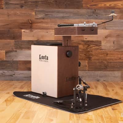 LOOTA PERFORMER DRUM KIT BUNDLE, COCOA BEAN, WITH RIGHT FOOT PEDAL image 1