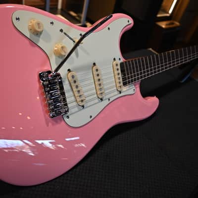 Schecter Nick Johnston Traditional SSS LH Atomic Coral #2706 image 4