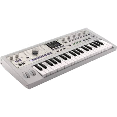 Korg MicroKORG 2 Synthesizer/Vocoder (Metallic White)