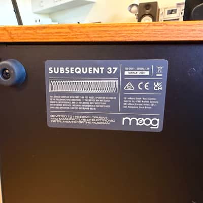 Moog Subsequent 37 Analog Synth 2017 - Present - Black image 9