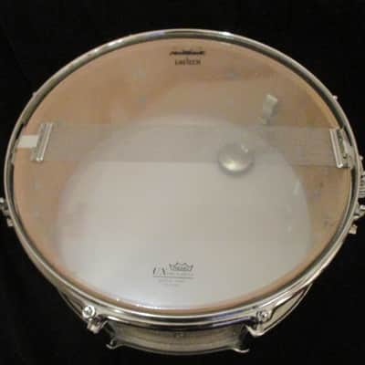 Tempro Vintage 14 X 5 Snare Drum, Silver Sparkle, Made In Japan - Excellent! image 12