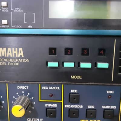 Yamaha R1000 Digital Reverberation 1980s - Black image 4