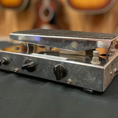 Vintage Morley PFW Power Fuzz Wah Pedal for Electric Guitar & Bass Silver w Power imagen 17