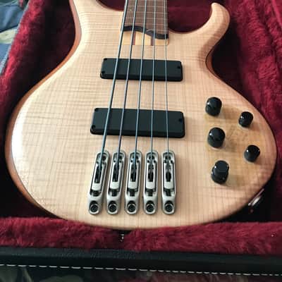 Ibanez Prestige BTB1005 Fretless 1999 Natural MIJ with Ibanez Hard Case image 1