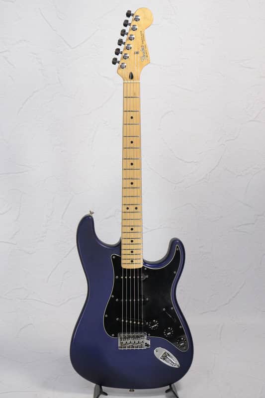 Fender Mexico Standard Stratocaster Satin Midnight Blue 2003 | Reverb