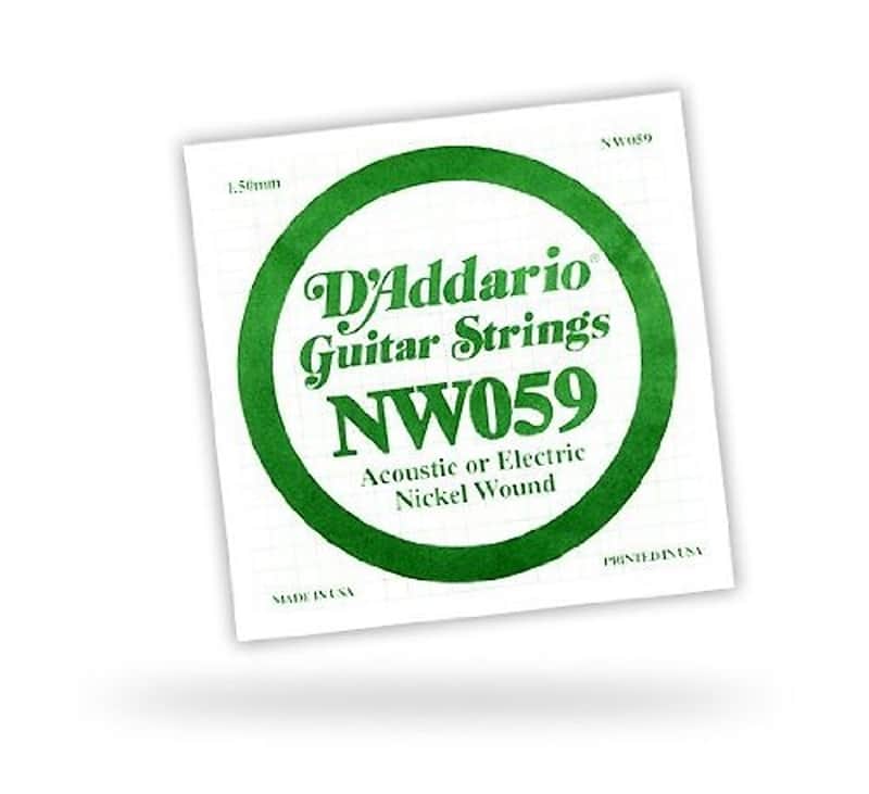 D'Addario Single XL Nickel Wound .059 String image 1