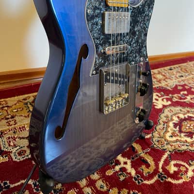 Fender J-Craft TN-SPL Thinline Telecaster Special - 2006 - Blue image 3