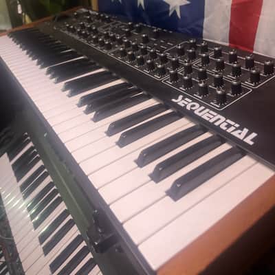 Sequential Prophet Rev2 61-Key 16-Voice Polyphonic Synthesizer 2018 - Present - Black with Wood Sides image 3