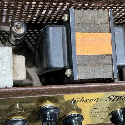 Gibson GA-88S Stereo Combo 1960 - the rarest Tweed Combo w/2 seperate Speaker Cabinets w/power head stored inside ! image 8