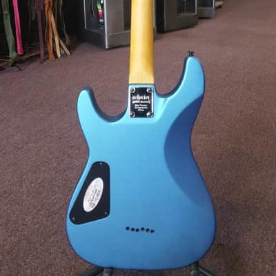 Schecter C-1 Special Diamond Series Satin Metallic Blue W/Gig bag image 3