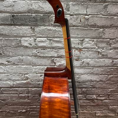 Artisan Strings Bravura Model 300 4/4 Cello 2006 Natural Finish w/ Original Gig Bag - Poor Condition, Cracked Wood image 16