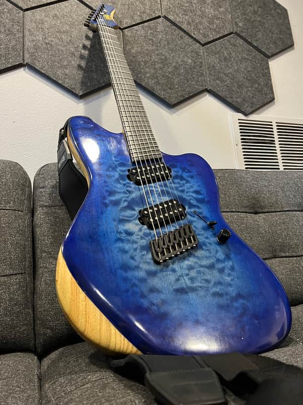 USA Custom 7 String Multiscale Jazzmaster - BKP Juggernauts Baritone Dood Craft Guitars Offset image 1