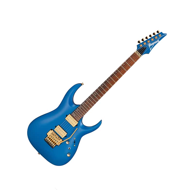 Ibanez RGA42HPT Laser Blue Matte DiMarzio Fusion Edge HH 24F Double Locking image 1