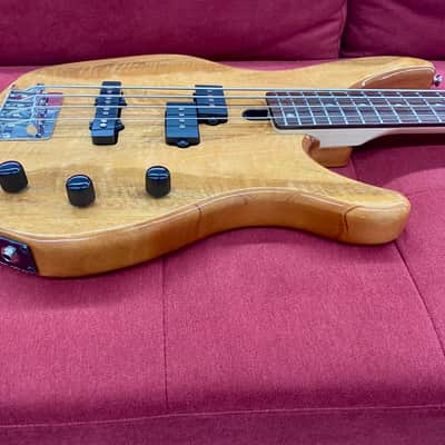 Yamaha TRBX174EW Mango Wood 4-String Electric Bass Guitar - Natural image 4