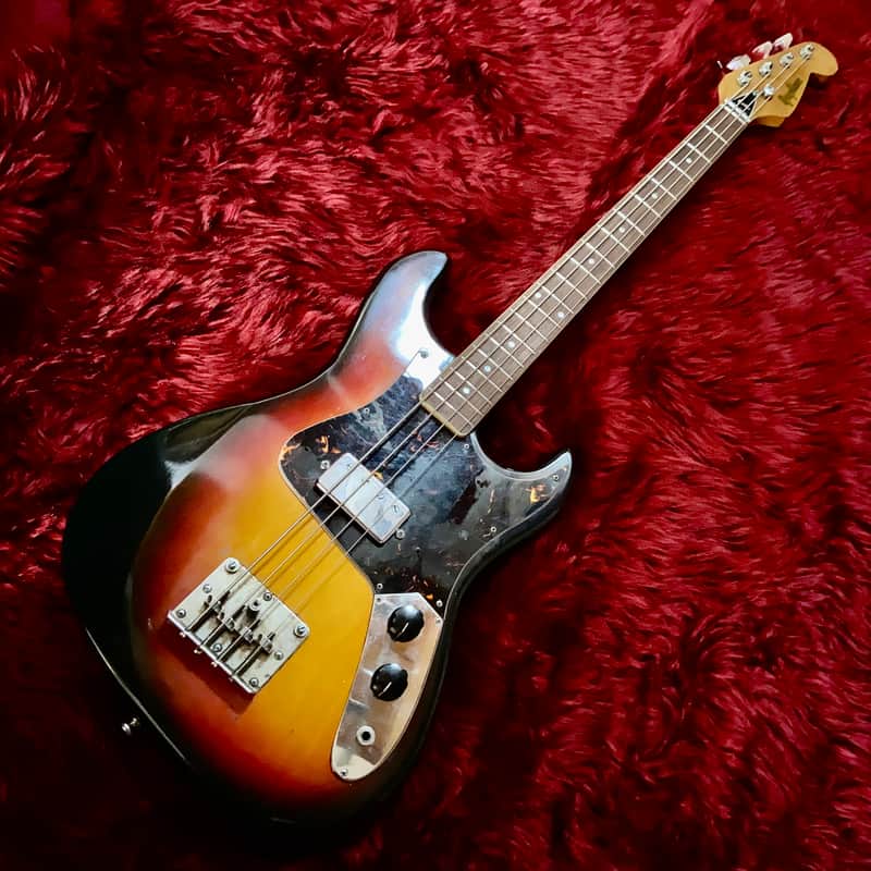 c.1960s-1970s Guyatone EB-25 PB Style MIJ Vintage Bass “Sunburst