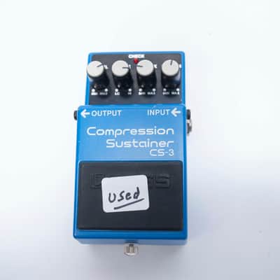 Boss CS-3 Compression Sustainer (Silver Label) 1997 - Present Blue image 2