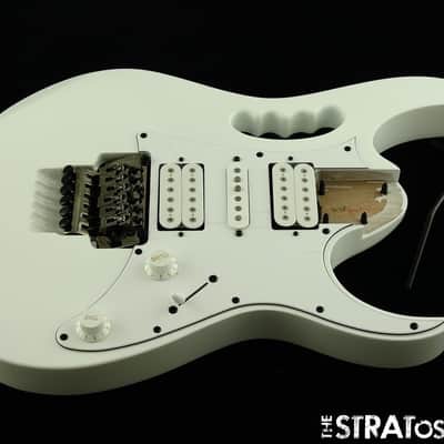 Ibanez JEMJR Steve Vai LOADED BODY Guitar Locking Monkey Grip Quantum White image 1