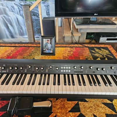 Korg SV1-73 Stage Vintage Digital Piano 2009 - Present - Black with Black / Red Keys