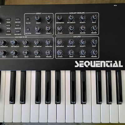 Sequential Prophet Rev2 61-Key 16-Voice Polyphonic Synthesizer 2018 - Present - Black with Wood Sides image 4