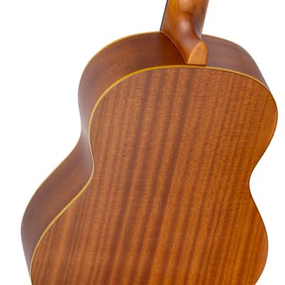 Ortega R131 Family Series Pro Solid Cedar Top Mahogany Neck Nylon 6-String Classical Acoustic Guitar w/Gig Bag image 8