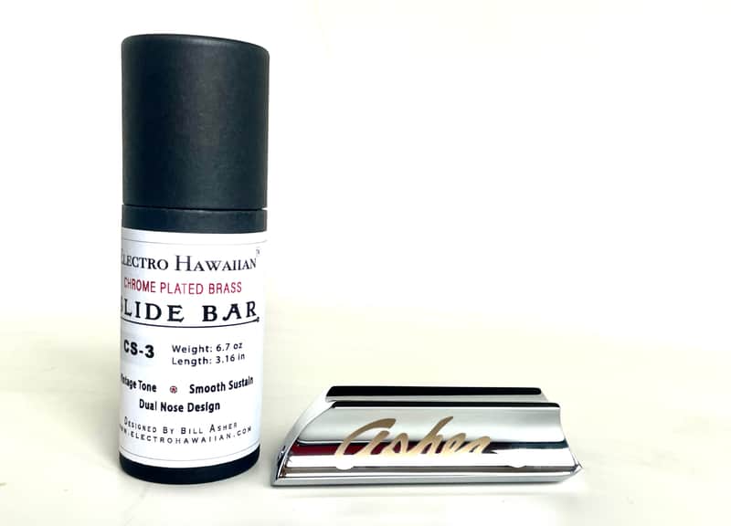 Electro Hawaiian CS-3 Slide Bar 2025 - Chrome Plated BRASS - Amazing Tone!! image 1