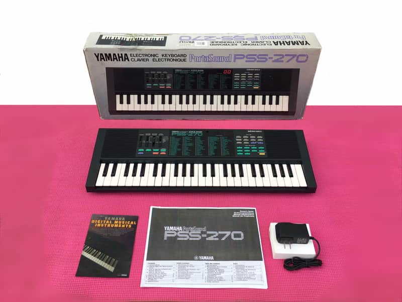 Yamaha PSS-270 Vintage FM Synthesizer Keyboard In Open Box image 1