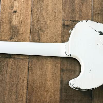 Rock N Roll Relics Revenge Modern Offset Electric Guitar Aged Olympic White 251966 image 10