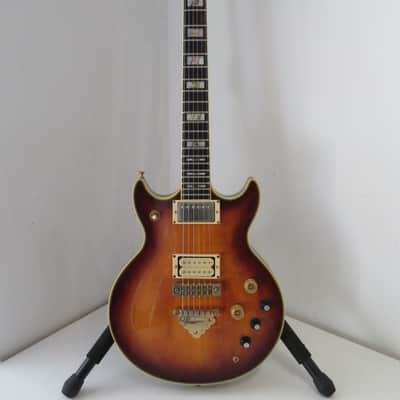 1977 Ibanez 2622 Artist EQ Electric Guitar in Sunburst with Case image 2