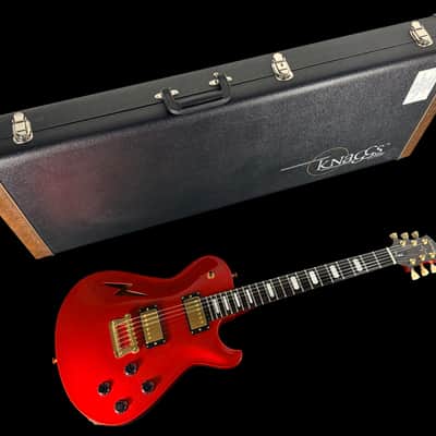 2025 Knaggs Kenai Hollowbody LB with Lightning Bolt F-Hole ~ Candy Apple Red image 12