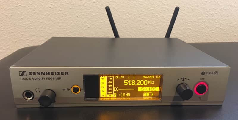 Sennheiser EM300 G3 EW300 Wireless Receiver A Band: 516-558 MHz (EM100/EW100) image 1