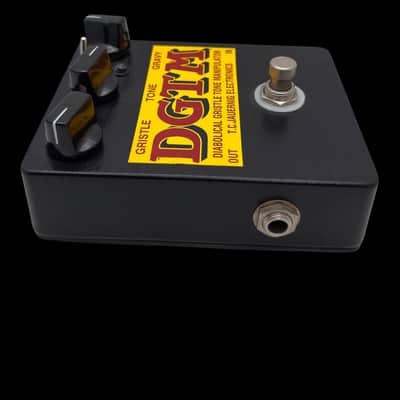 T-Rex DGTM Diabolical Gristle Tone Manipulator Overdrive 2010s - Black with Yellow Label X8336 image 4