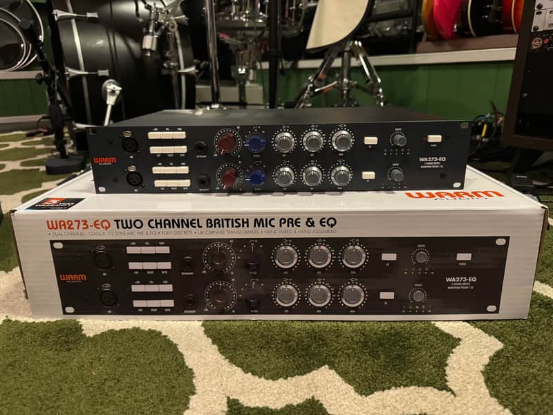 Warm Audio WA273-EQ 2-Channel British Microphone Preamp / EQ 2018 - Present - RAF Blue Gray image 1