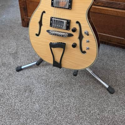 Eastwood Classic 6 TA PH Languedoc Anastasio Style Hollowbody Natural image 1