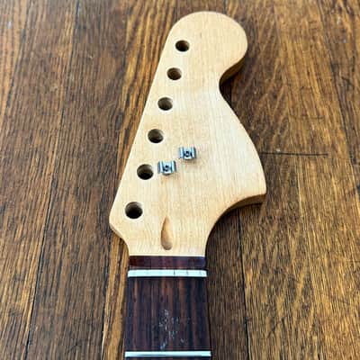 Strat Neck Big Head Replacement Part for Stratocaster Rosewoid 70s Style Headstock, 21 frets, Loaded with Nut String Trees, 10mm tuners, Vintage Style St Fretboard image 2
