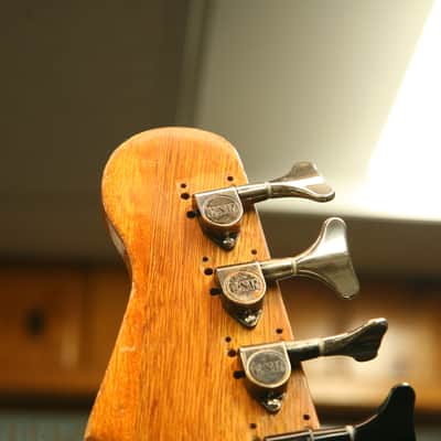 Maxitone 4-String Vintage Bass Made in Japan Pre-Ibanez Twin Pickup Early 1960s - Sunburst image 8